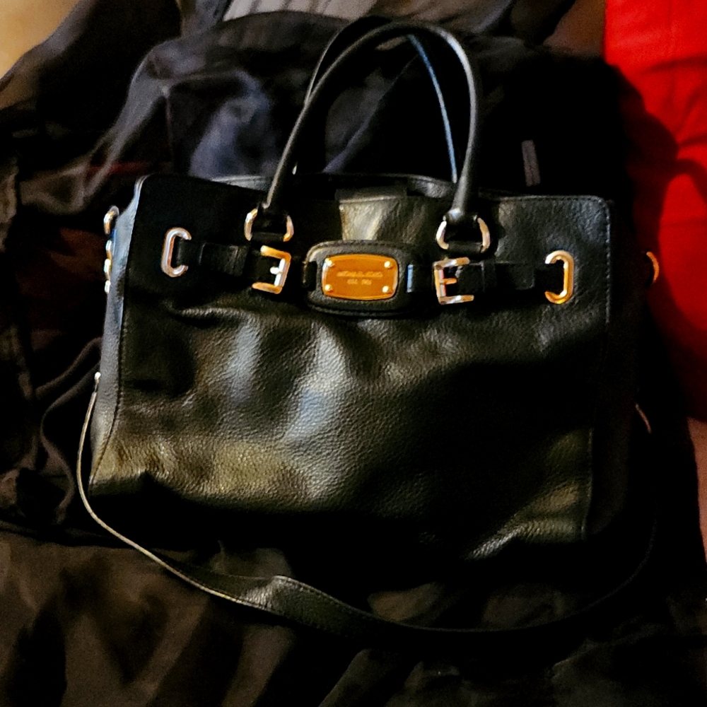 Leather Michael Kors Black Purse